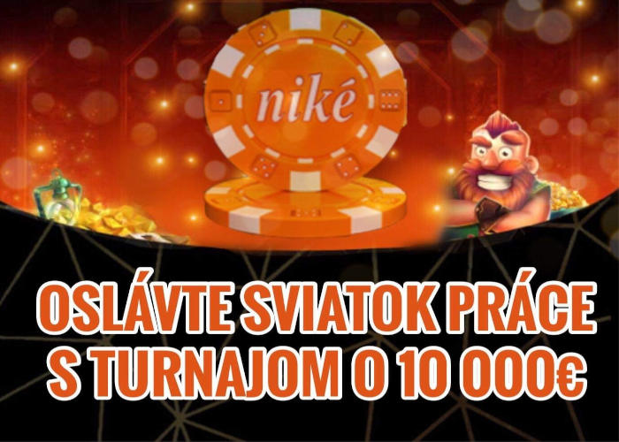Tunaj v Nike online kasíne o 10.000€